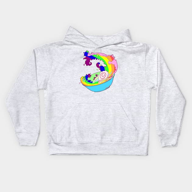 Pride Noodles - Pride Kids Hoodie by Hayde